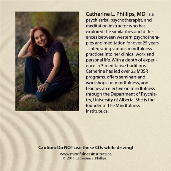 Mindfulness Meditations with Dr. Catherine Phillips - 2 CD Set